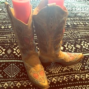 Coral Vintage Boots sz 7.5